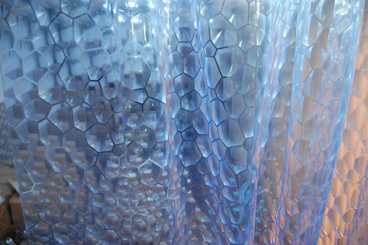 3D water cube shower curtain PEVA bathroom curtain hot sale waterproof mildew proof  girly bathroom set  shower curtain set