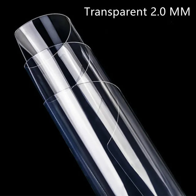 3.0mm PVC Transparent Tablecloth Rectangle Waterproof Table Cover Oilproof Table Cloths Soft Glass Cloth Kitchen Decoration