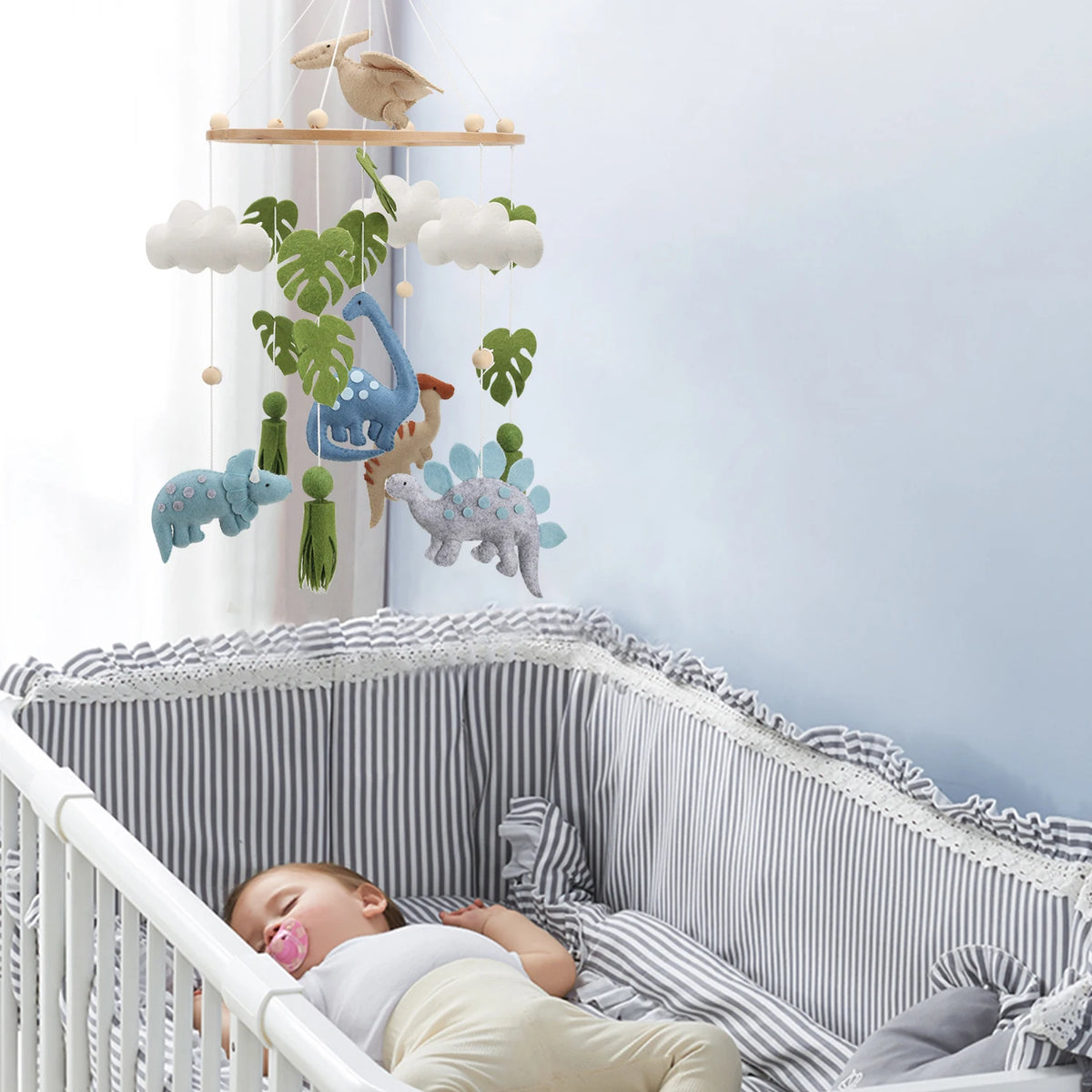 Dinosaur Baby Mobile Dino Crib Mobile Nursery Decor Dinosaur Mobile