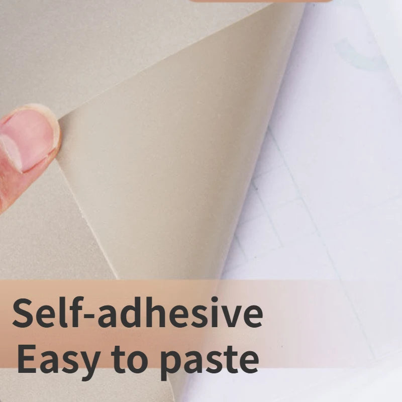 Kitchen Cabinets Furniture Renovation Stickers Oil Proof Mould-Proof Waterproof Self-adhesive Wallpaper Kitchen Decoration