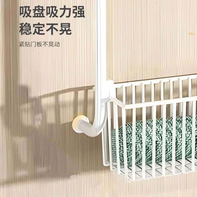 106cm Wall Mounted Storage Rack No Drilling Shower Shelf Narrow Bathroom Organizer Over Door Toilet Cabinet Side Hanging Holder