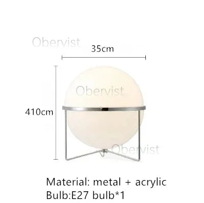 Modern Minimalist LED Floor Lamp Chrome Metal White Acrylic Ball Style for Living Room Sofa Home Decor Atmosphere