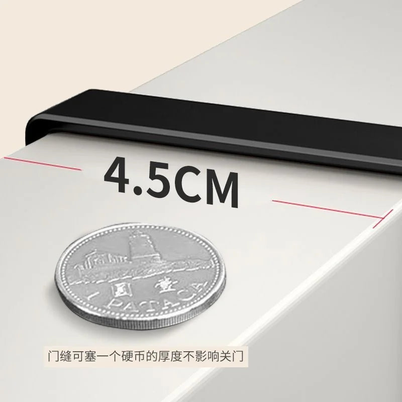 106cm Wall Mounted Storage Rack No Drilling Shower Shelf Narrow Bathroom Organizer Over Door Toilet Cabinet Side Hanging Holder