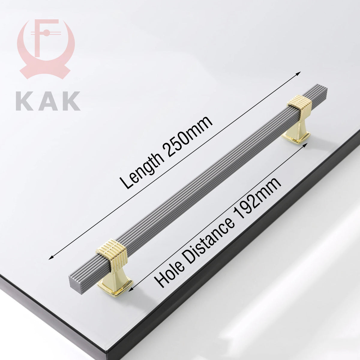 KAK Fashion Gold Kitchen Cabinet Knobs and Handles Zinc Alloy Black Long Furniture Handle Cupboard Door Pulls 1000mm Hardware
