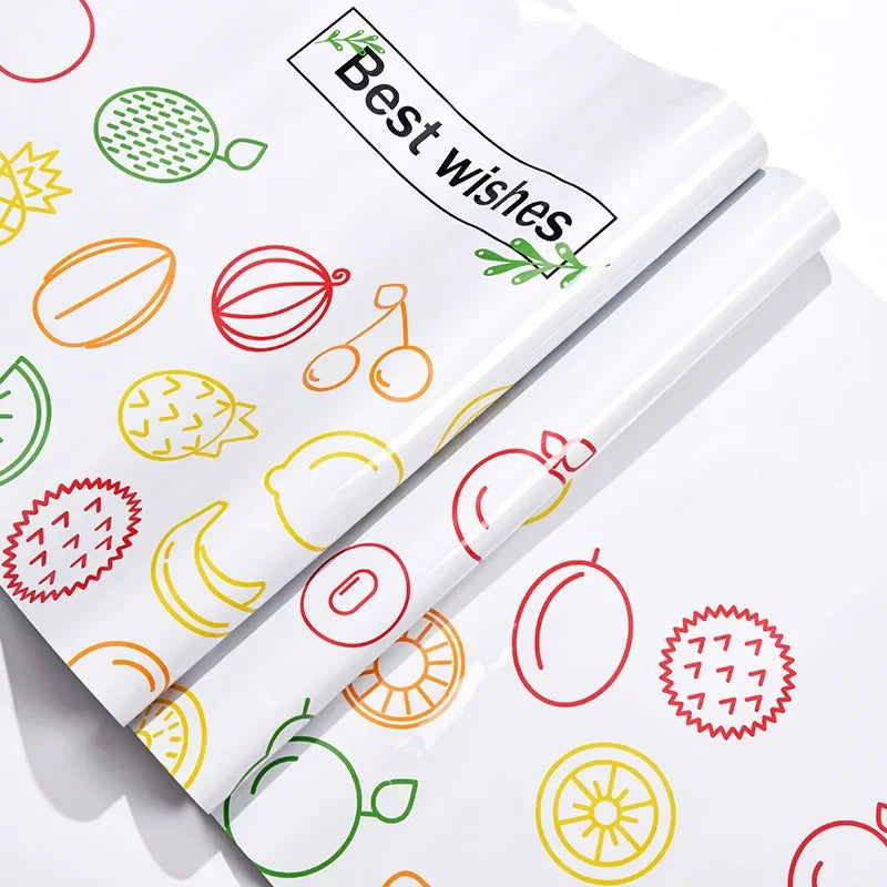 Kitchen Stove Oil-proof Sticker Waterproof High Temperature Resistant Wallpapers Kitchen Decoration Self Adhesive Contact Paper